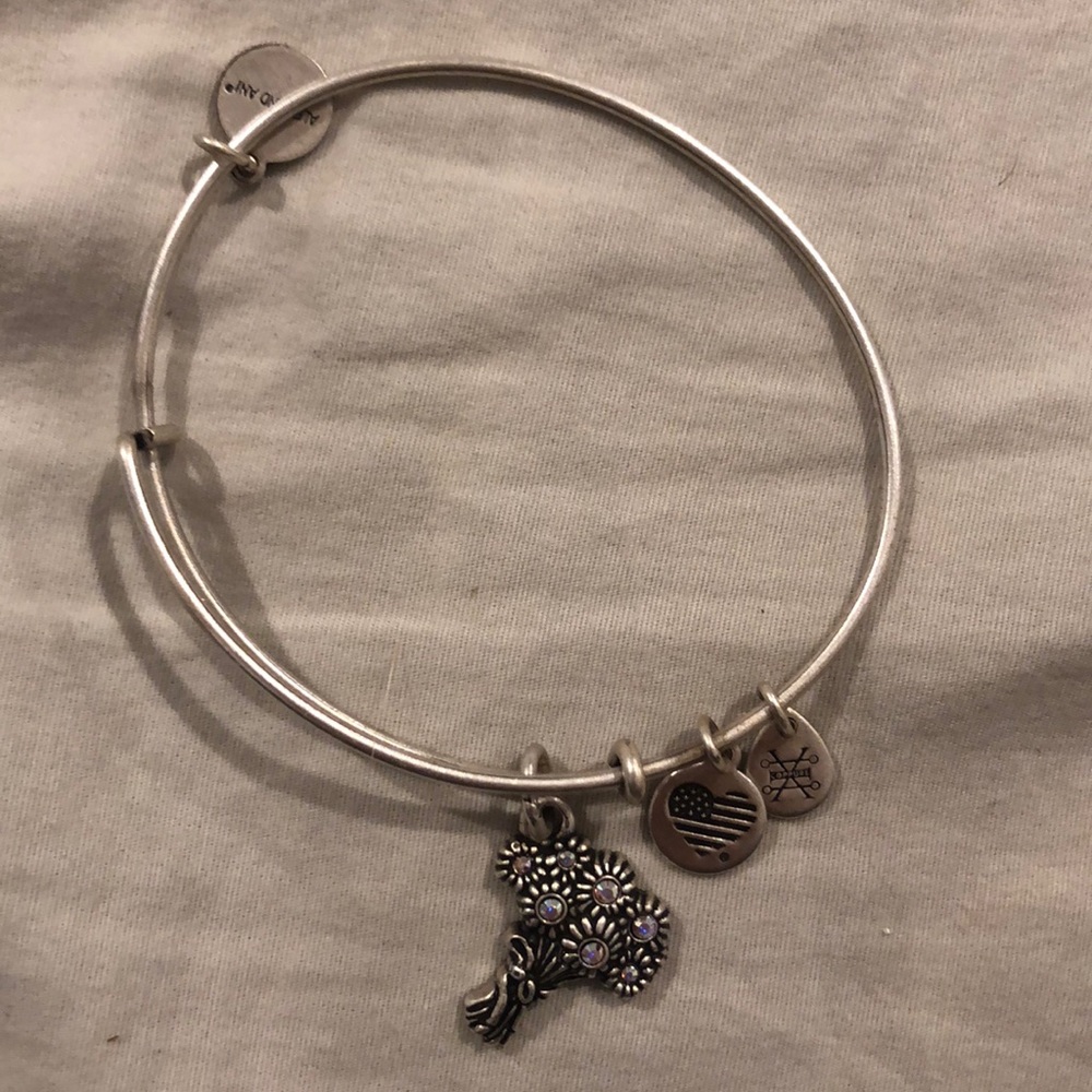 Alex and Ani I Pick You bracelet Silver